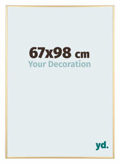 Kent Aluminium Bilderrahmen 67x98cm Gold Vorne Messe | Yourdecoration.at
