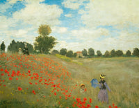 Kunstdruck Claude Monet Mohnfeld bei Argenteuil 90x70cm CM 15 PGM | Yourdecoration.at