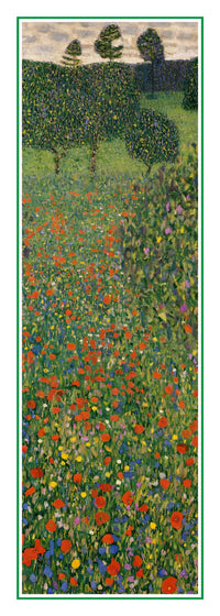 Kunstdruck Gustav Klimt Poppy Field 25x70cm GK 44S PGM | Yourdecoration.at