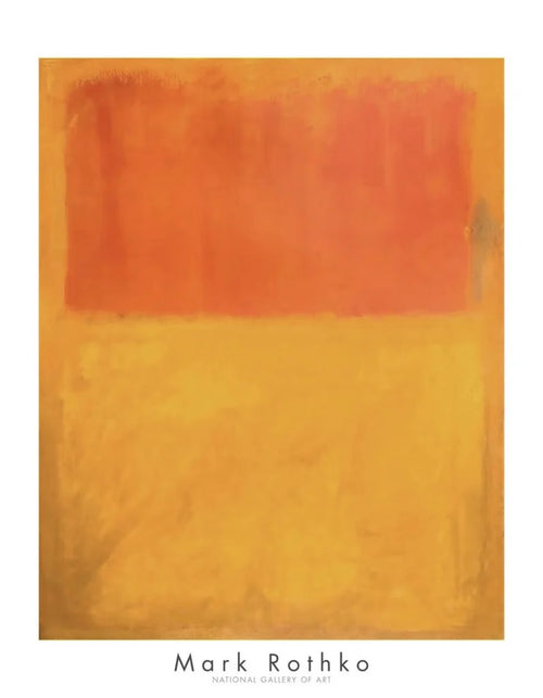 Kunstdruck Mark Rothko Orange and Tan 1954 71x91cm MKR 905 | Yourdecoration.at