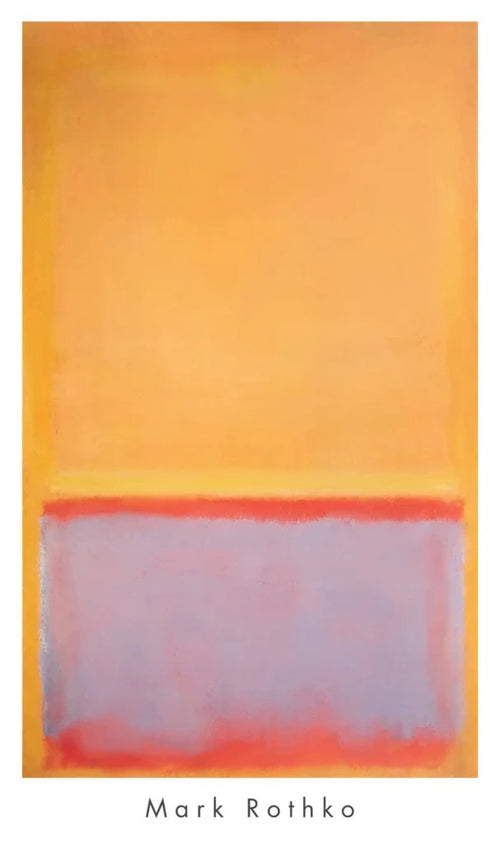 Kunstdruck Mark Rothko Untitled 1954 57x96 5cm MKR 820 | Yourdecoration.at