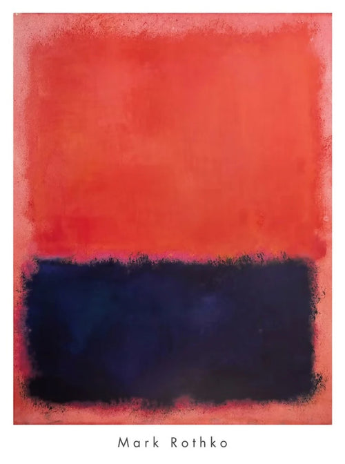 Kunstdruck Mark Rothko Untitled 1960 61 66x89cm MKR 819 | Yourdecoration.at