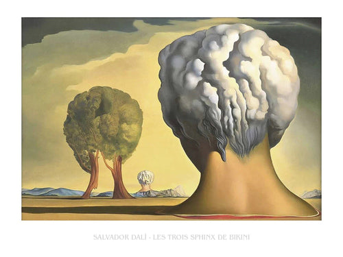 Kunstdruck Salvador Dali Les Trois Sphinx de Bikini 80x60cm SD 507 PGM | Yourdecoration.at