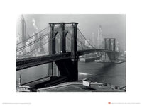Kunstdruck Time Life Brooklyn Bridge New York 1946 40x30cm Pyramid PPR44239 | Yourdecoration.at