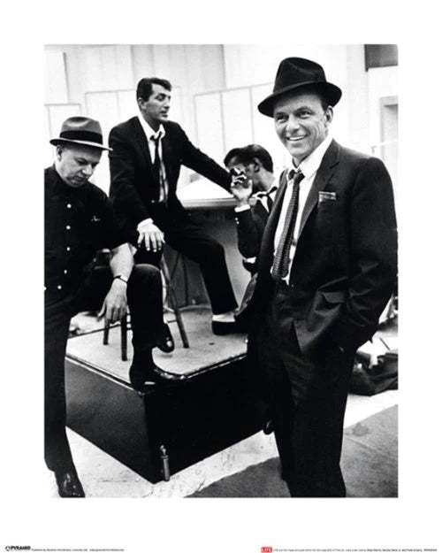 Kunstdruck Time Life Dean Martin Sammy Davis Jr And Frank Sinatra 40x50cm Pyramid PPR43064 | Yourdecoration.at