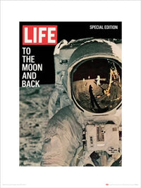 Kunstdruck Time Life Life Cover To The Moon Anback 30x40cm Pyramid PPR44220 | Yourdecoration.at