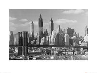 Kunstdruck Time Life Lower Manhattan Skyline 1948 80x60cm Pyramid PPR40466 | Yourdecoration.at