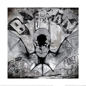 Kunstdruck Wb100 Batman Hater Of Crime 40x40cm Pyramid PPR55139 | Yourdecoration.at