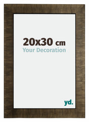 Leeds Holz Bilderrahmen 20x30cm Champagner Geburstet Vorne Messe | Yourdecoration.at