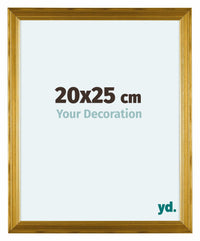 Lincoln Holz Bilderrahmen 20x25cm Gold Vorne Messe | Yourdecoration.at