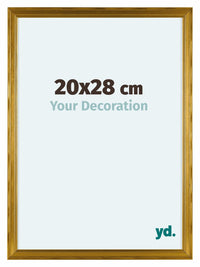 Lincoln Holz Bilderrahmen 20x28cm Gold Vorne Messe | Yourdecoration.at