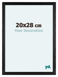 Lincoln Holz Bilderrahmen 20x28cm Schwarz Vorne Messe | Yourdecoration.at