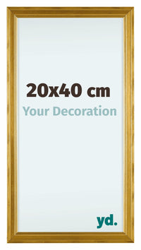 Lincoln Holz Bilderrahmen 20x40cm Gold Vorne Messe | Yourdecoration.at