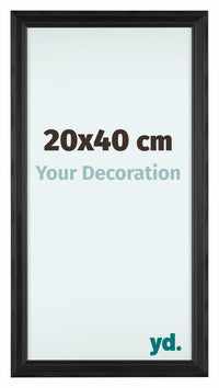 Lincoln Holz Bilderrahmen 20x40cm Schwarz Vorne Messe | Yourdecoration.at