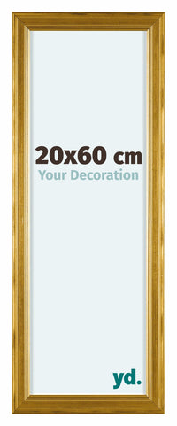 Lincoln Holz Bilderrahmen 20x60cm Gold Vorne Messe | Yourdecoration.at