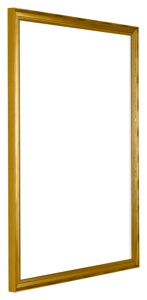 Lincoln Holz Bilderrahmen 21x30cm Gold Vorne Schrag | Yourdecoration.at