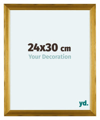 Lincoln Holz Bilderrahmen 24x30cm Gold Vorne Messe | Yourdecoration.at