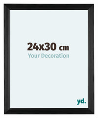 Lincoln Holz Bilderrahmen 24x30cm Schwarz Vorne Messe | Yourdecoration.at