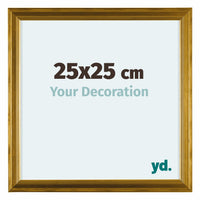Lincoln Holz Bilderrahmen 25x25cmcm Gold Vorne Messe | Yourdecoration.at