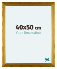 Lincoln Holz Bilderrahmen 40x50cm Gold Vorne Messe | Yourdecoration.at