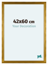 Lincoln Holz Bilderrahmen 42x60cm Gold Vorne Messe | Yourdecoration.at