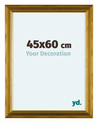 Lincoln Holz Bilderrahmen 45x60cm Gold Vorne Messe | Yourdecoration.at