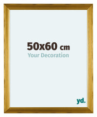 Lincoln Holz Bilderrahmen 50x60cm Gold Vorne Messe | Yourdecoration.at
