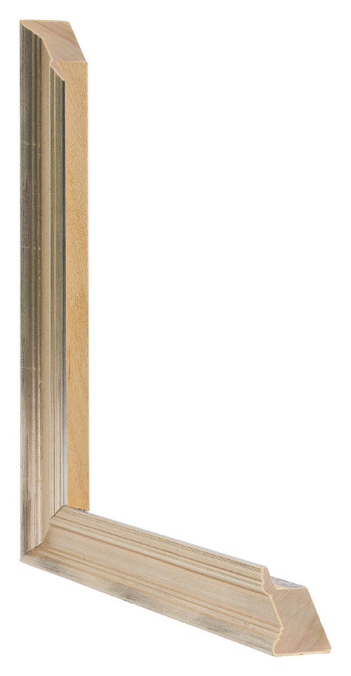 Lincoln Holz Bilderrahmen 59 4x84cm A1 Silber Querschnitt | Yourdecoration.at
