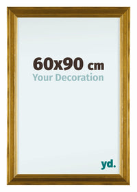 Lincoln Holz Bilderrahmen 60x90cm Gold Vorne Messe | Yourdecoration.at