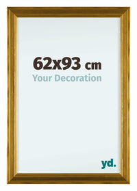 Lincoln Holz Bilderrahmen 62x93cm Gold Vorne Messe | Yourdecoration.at