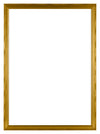 Lincoln Holz Bilderrahmen 70x100cm Gold Vorne | Yourdecoration.at