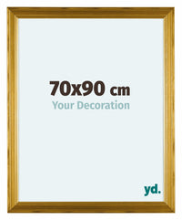 Lincoln Holz Bilderrahmen 70x90cm Gold Vorne Messe | Yourdecoration.at