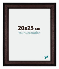 London Holz Bilderrahmen 20x25cm Braun Wenge Vorne Messe | Yourdecoration.at