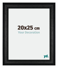 London Holz Bilderrahmen 20x25cm Schwarz Vorne Messe | Yourdecoration.at