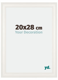 London Holz Bilderrahmen 20x28cm Weiss Vorne Messe | Yourdecoration.at