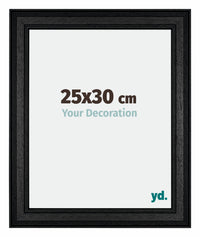 London Holz Bilderrahmen 25x30cm Schwarz Vorne Messe | Yourdecoration.at