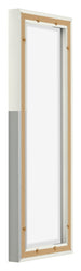 Lyon MDF Schattenfugenrahmen 1 3 Weiss Matt Ruckseite Schrag | Yourdecoration.at
