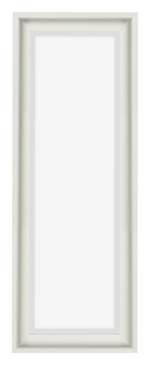 Lyon MDF Schattenfugenrahmen 1 3 Weiss Matt Vorne | Yourdecoration.at