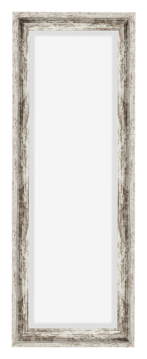Lyon MDF Schattenfugenrahmen 1 3 Weiss Vintage Vorne | Yourdecoration.at