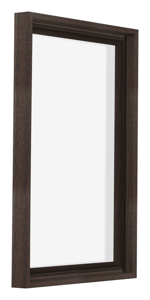Lyon MDF Schattenfugenrahmen 2 3 Eiche Dunkel Vorne Schrag | Yourdecoration.at