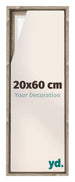 Lyon MDF Schattenfugenrahmen 20x60cm Sonoma Eiche Vorne Messe | Yourdecoration.at