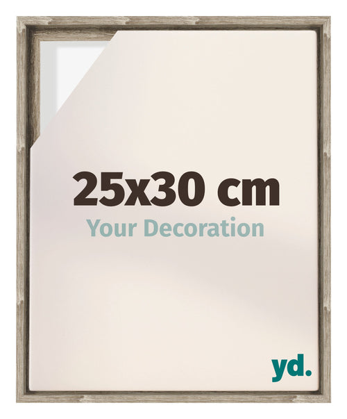 Lyon MDF Schattenfugenrahmen 25x30cm Sonoma Eiche Vorne Messe | Yourdecoration.at