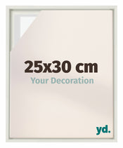 Lyon MDF Schattenfugenrahmen 25x30cm Weiss Matt Vorne Messe | Yourdecoration.at