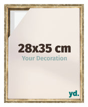 Lyon MDF Schattenfugenrahmen 28x35cm Gold Antik Vorne Messe | Yourdecoration.at