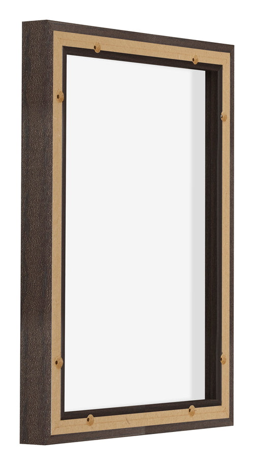 Lyon MDF Schattenfugenrahmen 3 4 Eiche Dunkel Ruckseite Schrag | Yourdecoration.at
