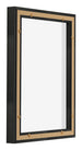 Lyon MDF Schattenfugenrahmen 3 4 Schwarz Matt Ruckseite Schrag | Yourdecoration.at