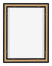 Lyon MDF Schattenfugenrahmen 3 4 Schwarz Matt Ruckseite | Yourdecoration.at