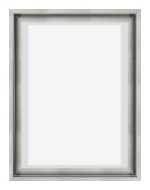 Lyon MDF Schattenfugenrahmen 3 4 Silber Matt Vorne | Yourdecoration.at
