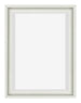 Lyon MDF Schattenfugenrahmen 3 4 Weiss Matt Vorne | Yourdecoration.at