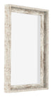 Lyon MDF Schattenfugenrahmen 3 4 Weiss Vintage Vorne Schrag | Yourdecoration.at